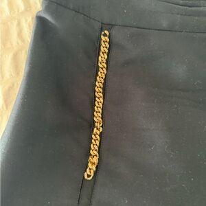 Thomas Wylde Black Skirt with Gold Accent